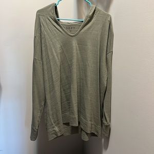 Light green comfy Loft hoodie! 💚